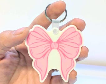Coquette Bow NFC Keychain STL/3MF Digital File Download