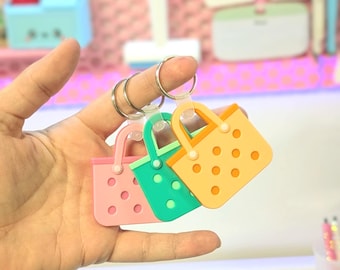 Mini bolso de playa con llavero NFC (modelo 3D, archivo digital STL/3MF)