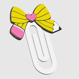 Pencil Bow 3D Print File Bundle: Pen Holder, Keychain, More (STL & 3MF Digital Download) image 10
