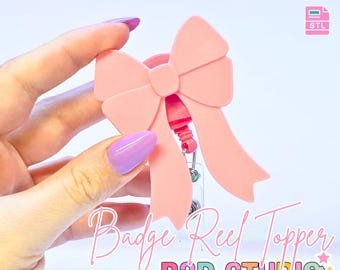 Coquette Bow Flat Back Topper 3D Print File (STL & 3MF Digital Download)