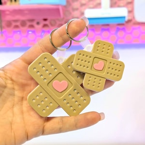 Heart Bandage NFC Keychain STL/3MF Digital File Download