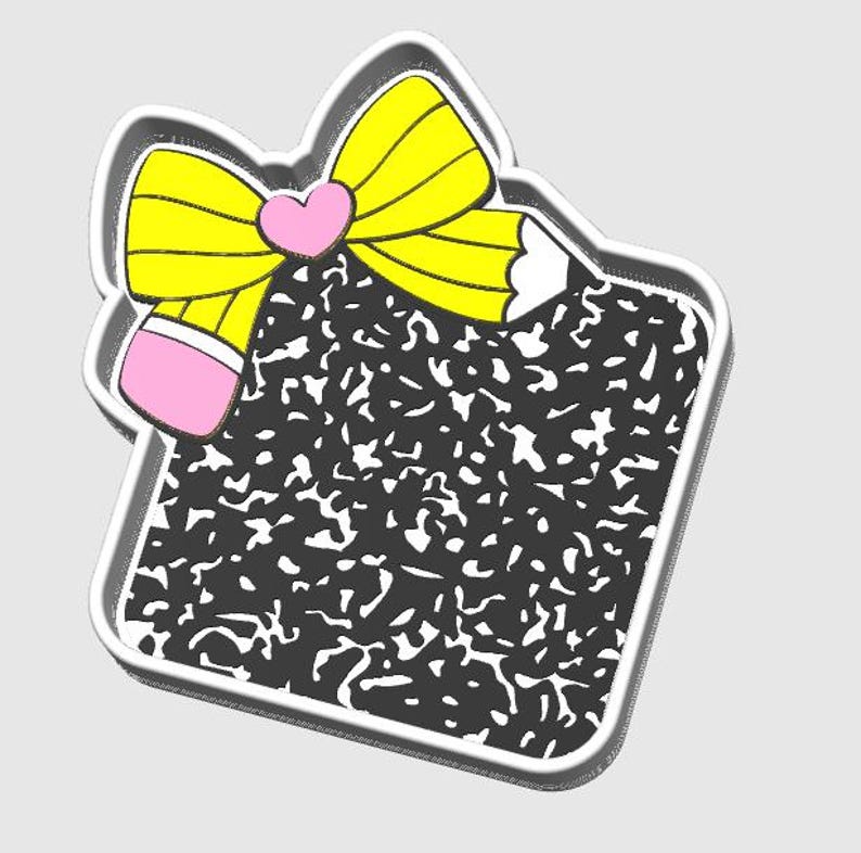 Pencil Bow 3D Print File Bundle: Pen Holder, Keychain, More (STL & 3MF Digital Download) image 6