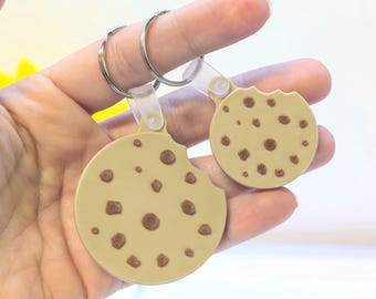 Llavero NFC Cookie (archivo STL 3MF): Tarjeta de visita digital para impresión 3D (tamaños 25, 30 y 35 mm)