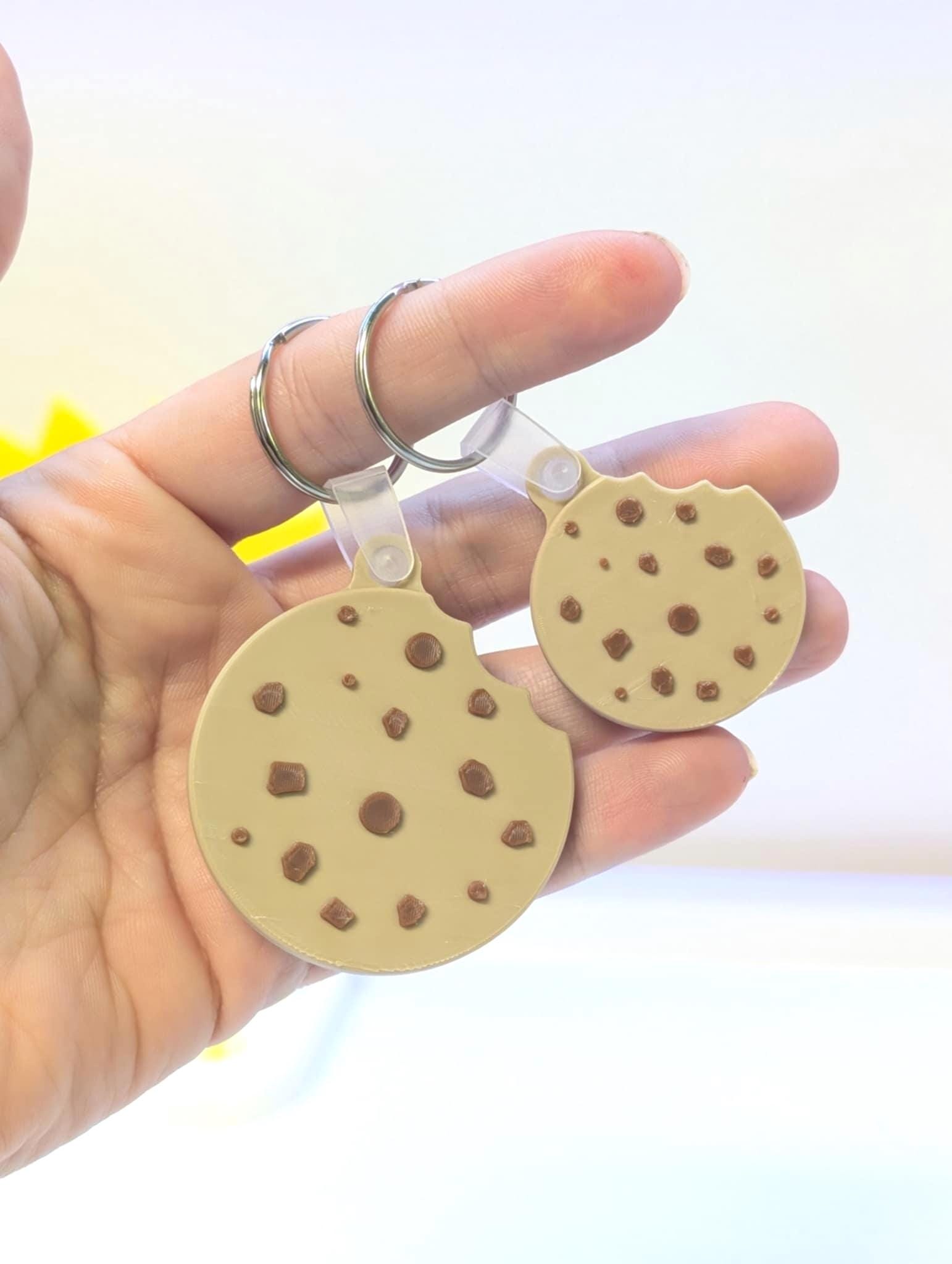 Cookie NFC Keychain STL 3MF File: 3D Print Digital Business Card