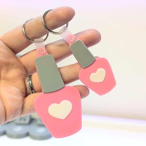 Nagellack NFC-nyckelring STL/3MF digital filnedladdning