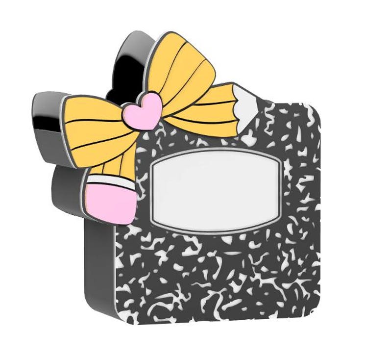 Pencil Bow 3D Print File Bundle: Pen Holder, Keychain, More (STL & 3MF Digital Download) image 2