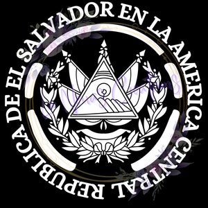 El Salvador Logo Flag svg (Digital File)