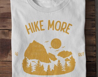 Hiking T-Shirt: Nature, Wildlife, Mountains - Outdoor Adventure