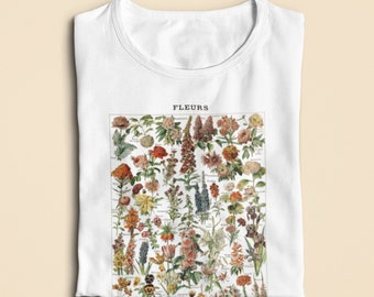 Adolphe Millot Fleurs Pour Tous Flowers T shirt - Flower kinds - Encyclopedia