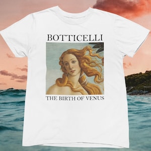 Birth of Venus T shirt / Botticelli Art T shirt / %100 Premium Cotton Quality