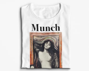エドヴァルド・ムンク マドンナ シャツ - 快適な色彩のアート史Tシャツ
