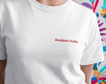 Bonjour Baby T Shirt / Hello Baby / French T Shirt / French