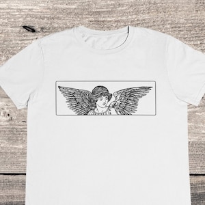 Vintage Angel T-Shirt: Retro Graphic Tee, 100% Cotton