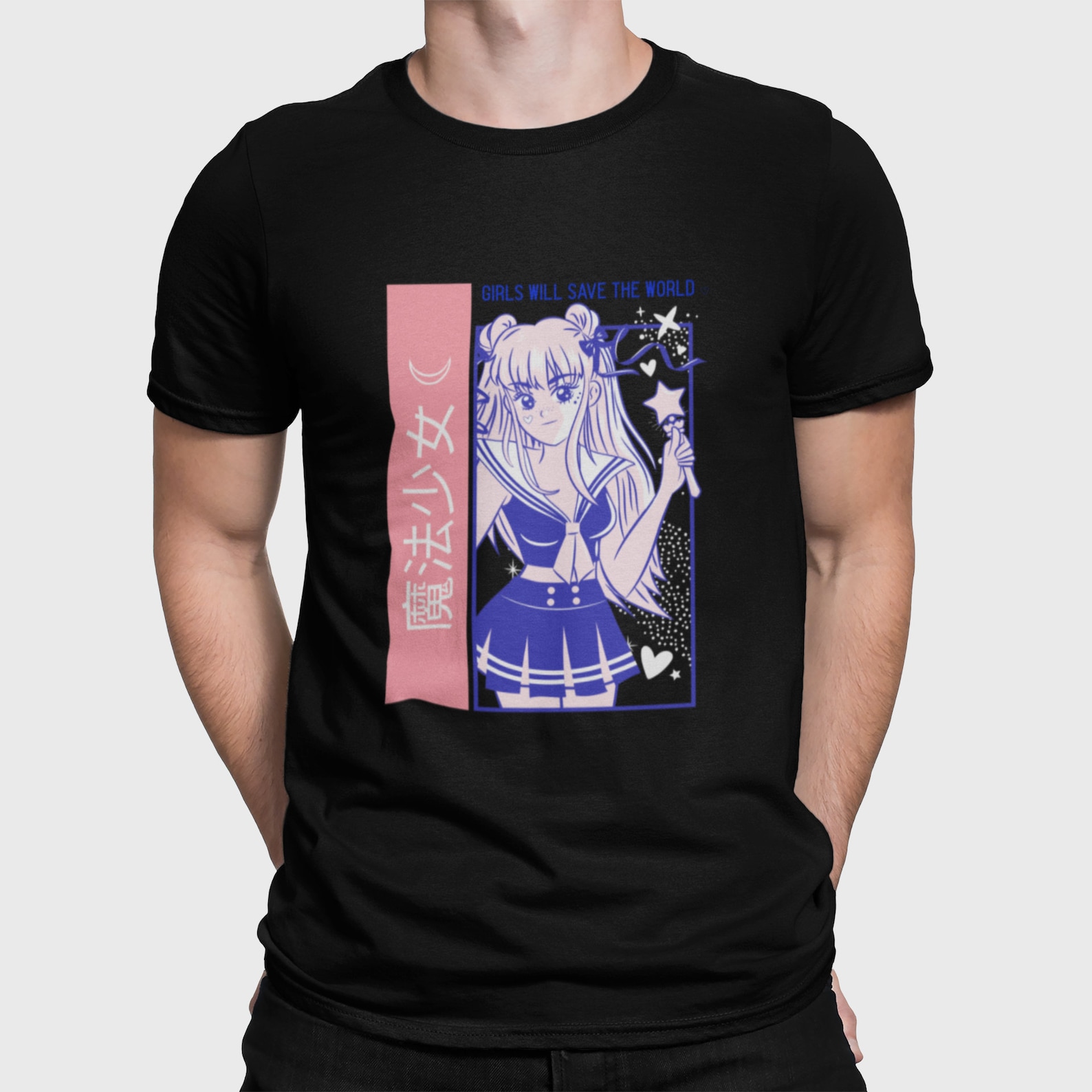 T-shirt Femme Manga Anime Col V - Design Graphique Tendance - Unisexe Léger - Pour Fans D'anime - 4