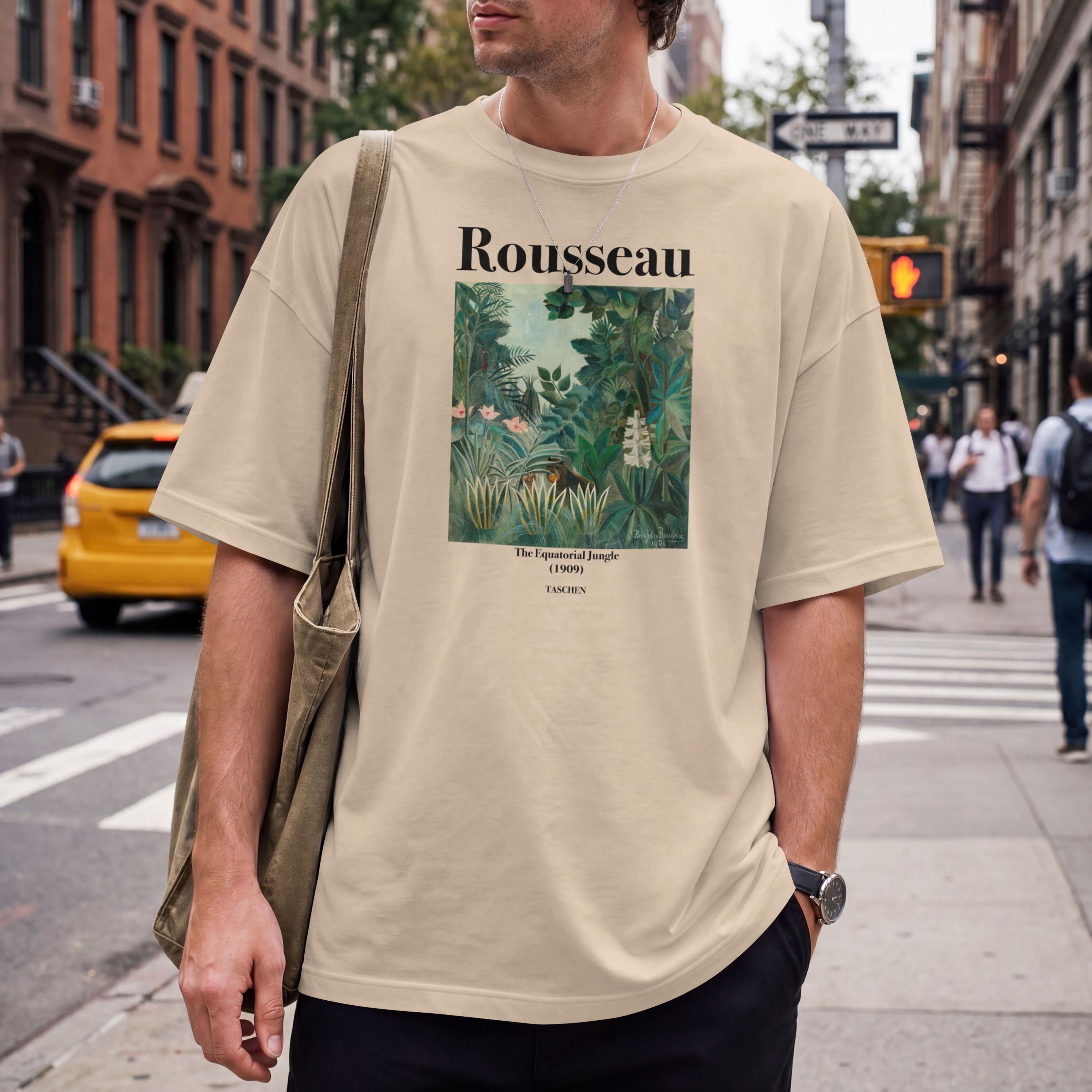 ルソー 赤道ジャングル Tシャツ、アンリ・ルソー アート Tシャツ、熱帯