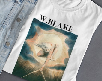 William Blake Ancient of Days T Shirt, Romantic Art Tee, Vintage Poetry Illustration Shirt, Literary Gift