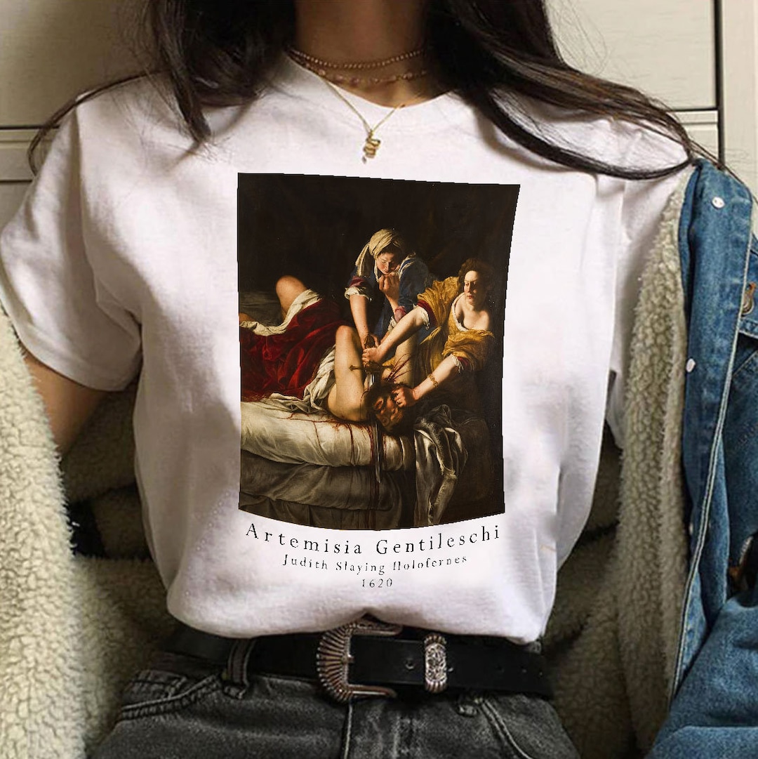 Judith Slaying Holofernes T-shirt: Artemisia Gentileschi Renaissance Art - Etsy