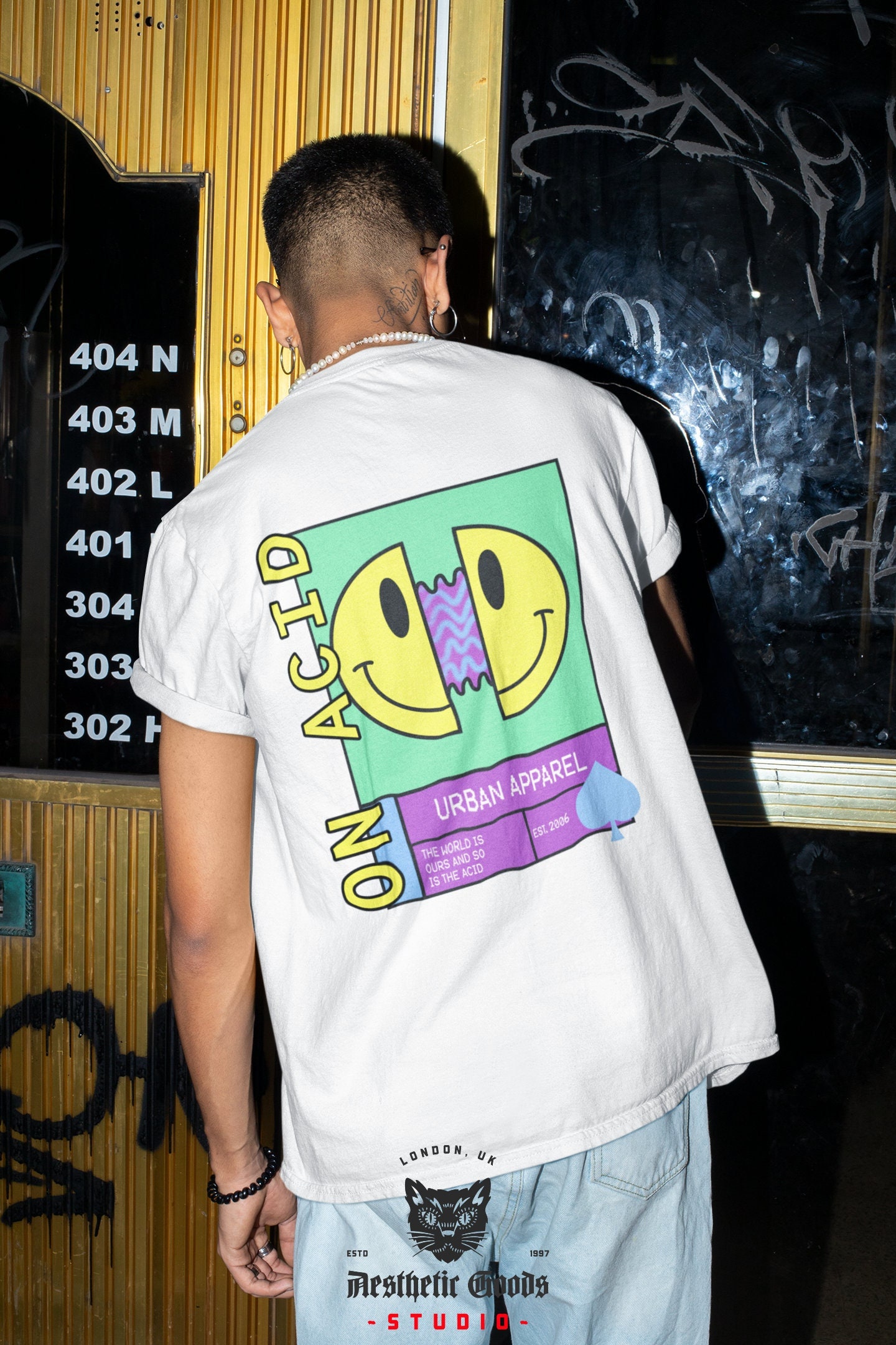 Acid and Psychedelic T Shirt / on Acid / Hallucinogenic