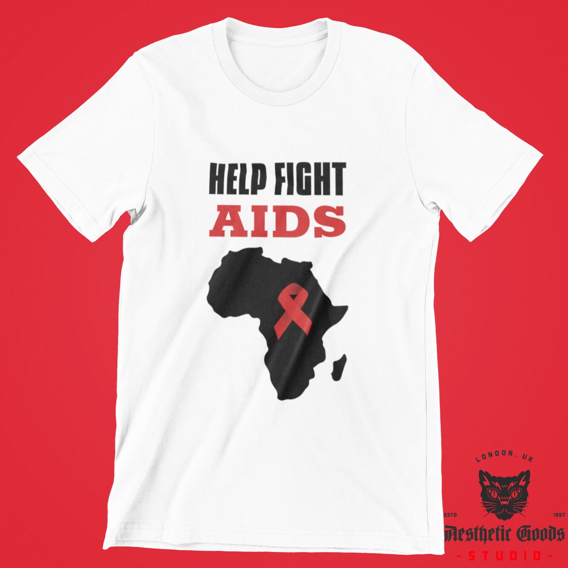 World Aids Day T shirt / Aids T shirt / HIV Positive T shirt / | Etsy