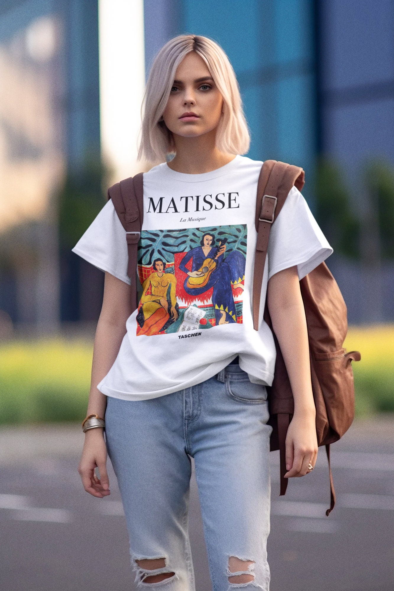 【WEB限定】マティスアートTシャツ SALON adam et rope' tシャツ 「WEB限定」マティスアートTシャツ
