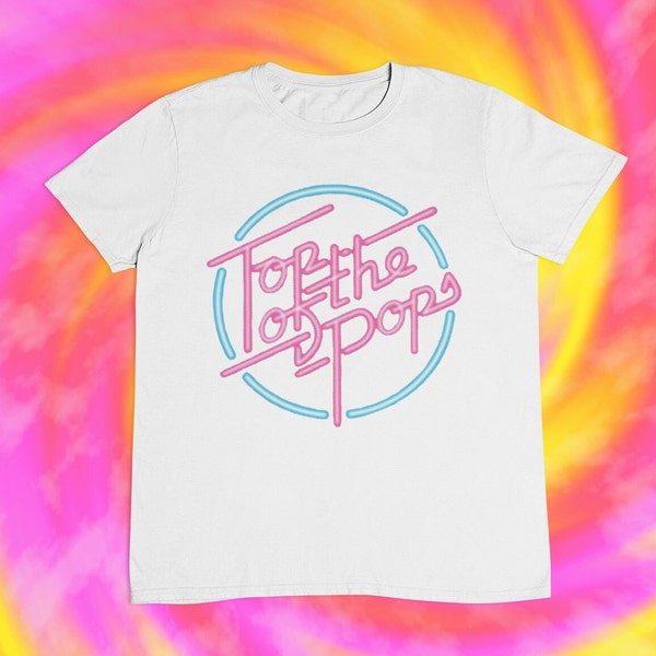 Top Of The Pops Unisex T-shirt | Retro Tv Programme | Music Cool Pop Chart 80s |