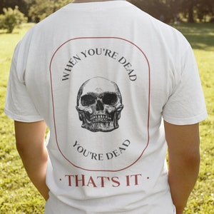 Death Skeleton Tarot Card Camiseta / Estética / Gótico / Cool / Hype / tumblr camiseta, camiseta vintage, camiseta de los 90s / Muerte de la emoción 3