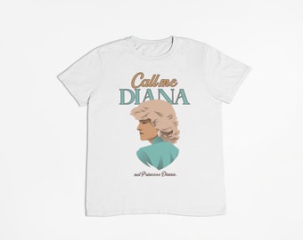 ダイアナ妃トリビュートTシャツ：レディ・ダイ・グラフィックT