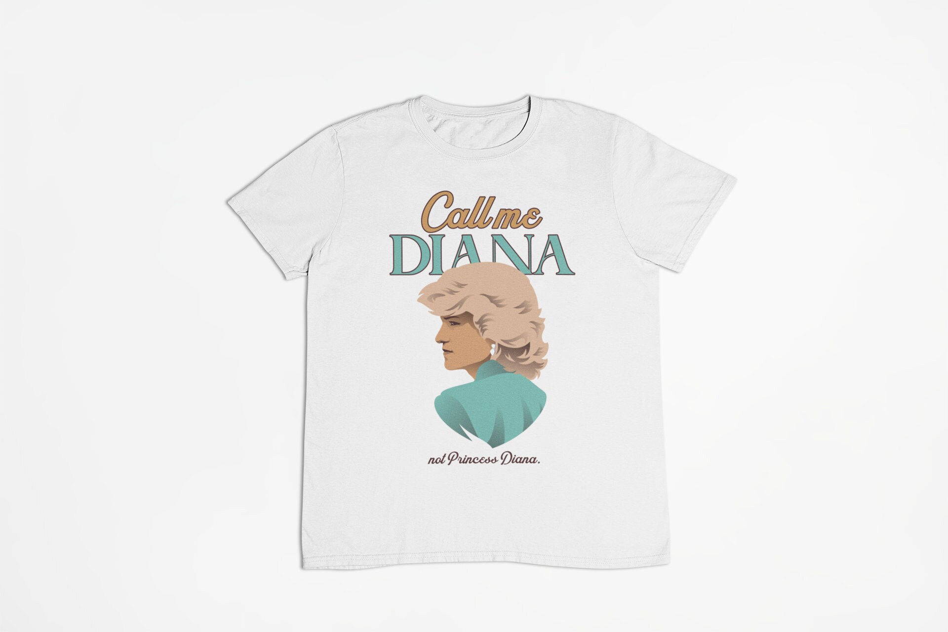 ダイアナ妃トリビュートTシャツ：レディ・ダイ・グラフィックT