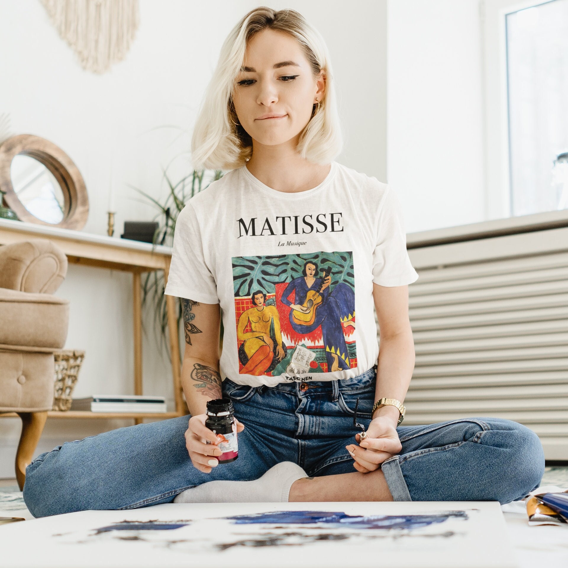 Matisse Painting T shirt Art T shirt Aesthetic Cool - Etsy 日本