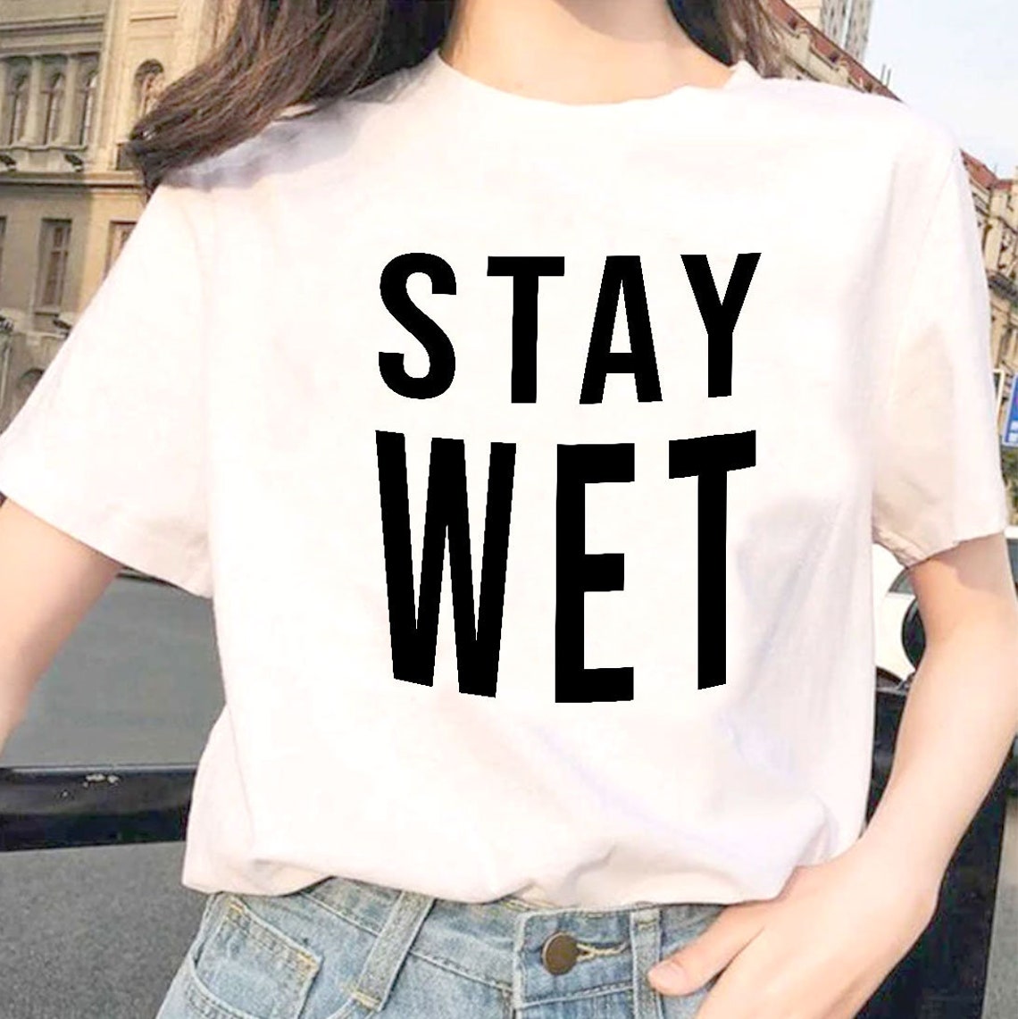 Stay Wet T Shirt / Retro / 90s / Unisex / Aesthetic / Self - Etsy UK