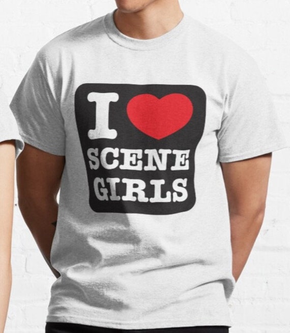  I Love Emo Girls - I Heart Emo Girls T-Shirt : Clothing, Shoes  & Jewelry