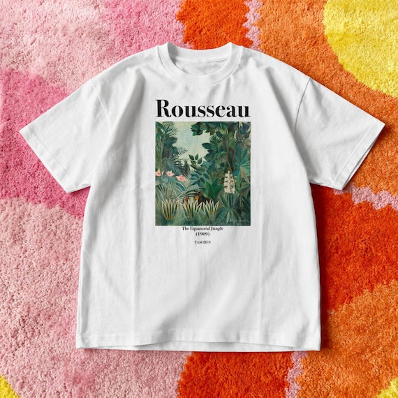 ルソー 赤道ジャングル Tシャツ、アンリ・ルソー アート Tシャツ、熱帯