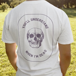 Death Skeleton Tarot Card T shirt / Esthétique / Gothique / Cool / Hype / tumblr t-shirt, t-shirt vintage , t-shirt des années 90 / Death of Emotion 1