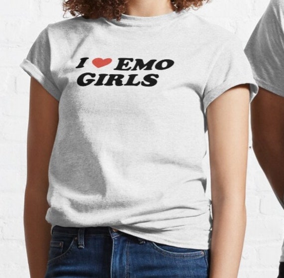 I heart emo girls♥️ Graphic T-Shirt for Sale by Kirsteneileen