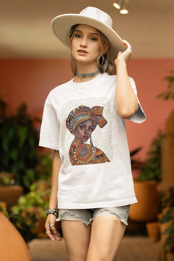 Tribal T-Shirts Abito Lungo Donna In Cotone – Nero, Modello Aderente Con Scollo A Cappuccio