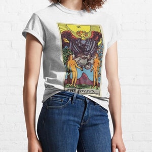 Tarot Card T shirt - The Lovers Tarot T shirt - The Moon - The Death - Ace of Swords - The Chariot - Astrology T shirt