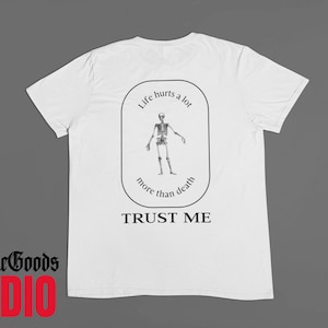 Death Skeleton Tarot Card T shirt / Esthétique / Gothique / Cool / Hype / tumblr t-shirt, t-shirt vintage , t-shirt des années 90 / Death of Emotion 2