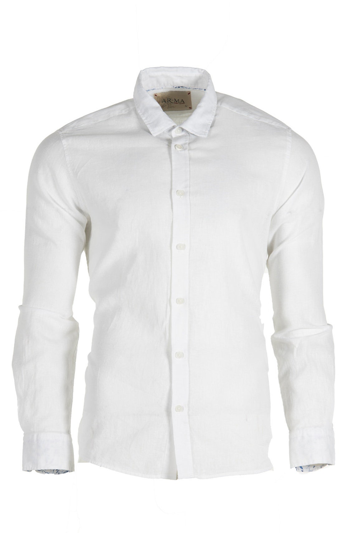 Linen Style Shirt %100 Cotton Gift for Him Elegant Shirt - Etsy