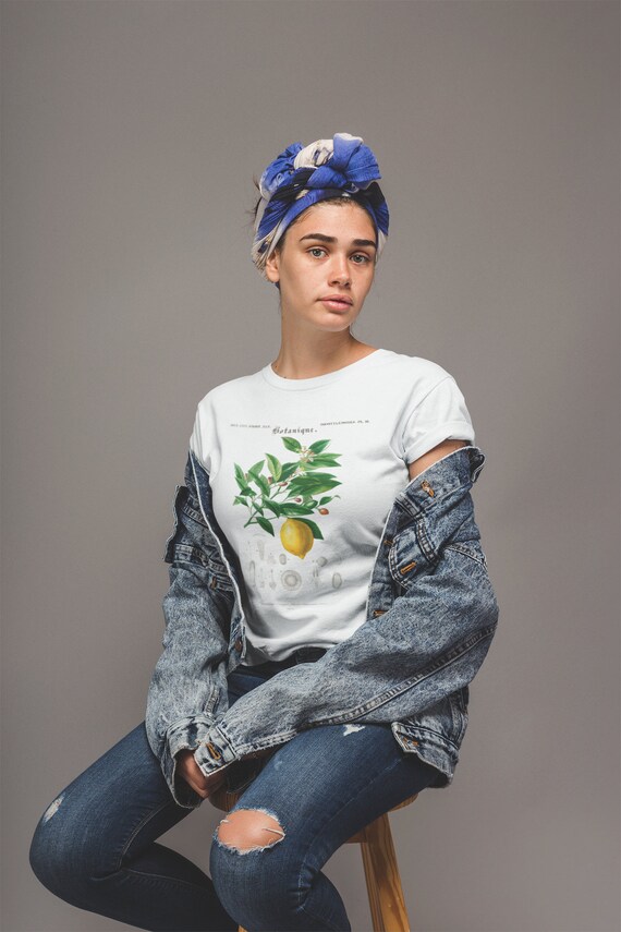 Vintage Lemon Botanist T-Shirt: Charles Dessalines D Orbigny Illustration