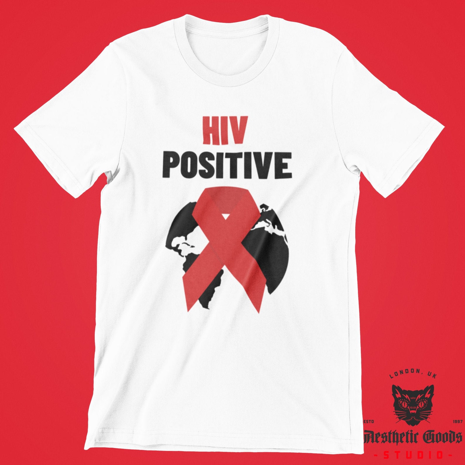 World Aids Day T Shirt / Aids T Shirt / HIV Positive T Shirt / - Etsy UK
