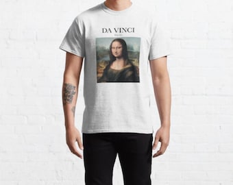Mona Lisa T shirt / Da Vinci / %100 Premium Cotton