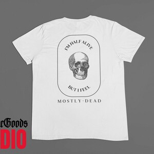 Death Skeleton Tarot Card T shirt / Esthétique / Gothique / Cool / Hype / tumblr t-shirt, t-shirt vintage , t-shirt des années 90 / Death of Emotion 4