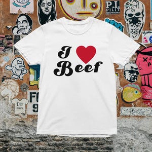 I Love Beef T shirt | y2k | aesthetics | 90s | 2000s