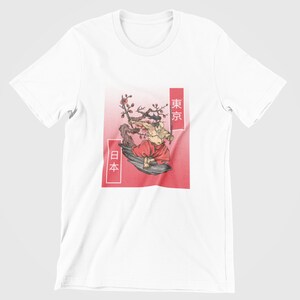Wabisuketsubaki Bull 908 Embroidery T-shirt