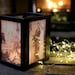 Personalised Memorial - Personalised Photo Tea Light Lamp Black -  Remembering a loved one - Memorial Gift - Memorial Photo - Memorial Photo 