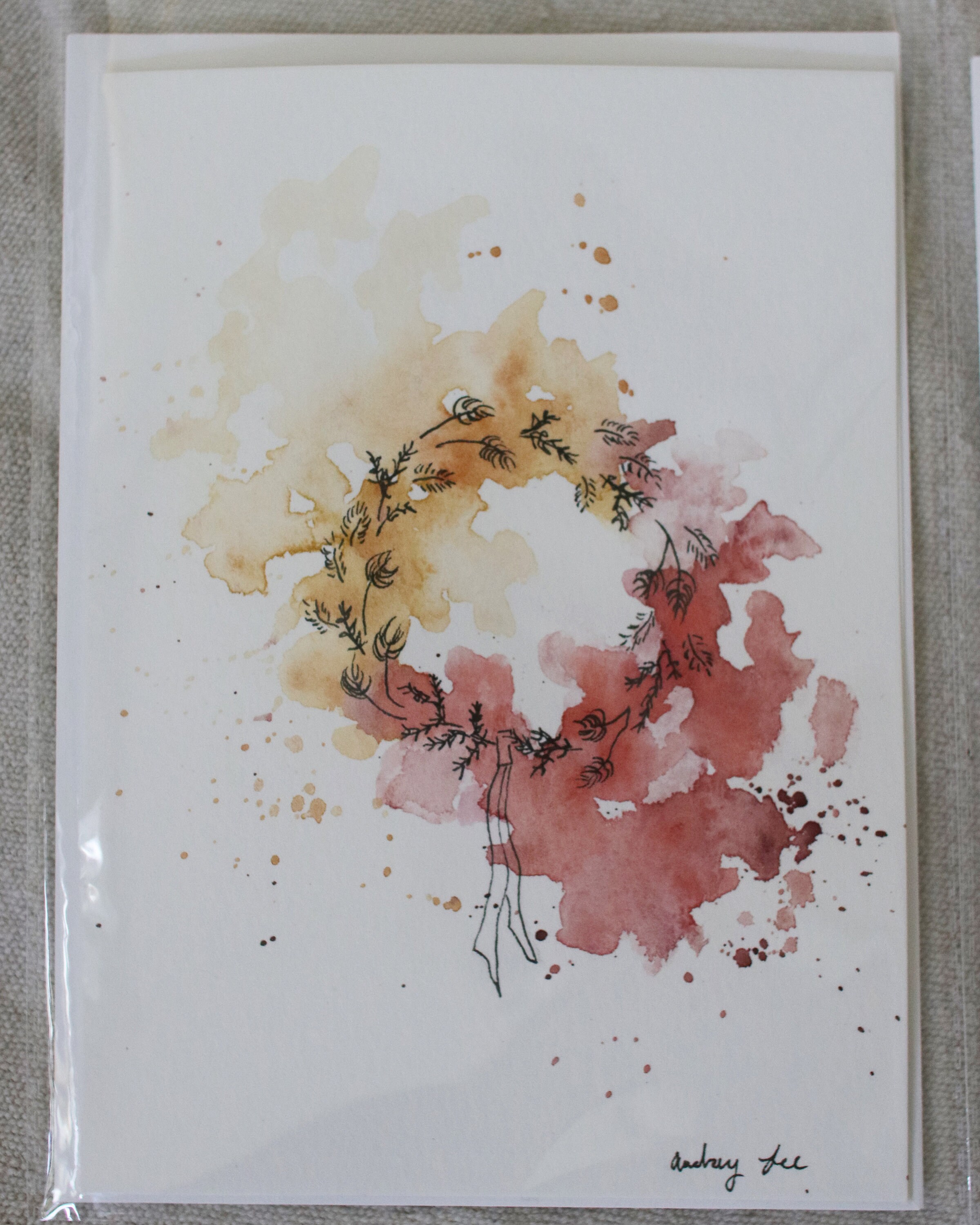 Hand Painted Watercolor Christmas Cards - Etsy
