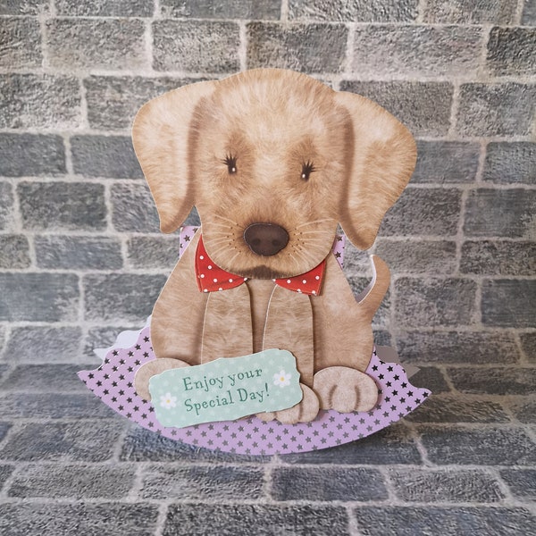 Dog Rocker/Wobbler Card - Handmade - Father's Day - Birthday - Special Day - For Him - For Her