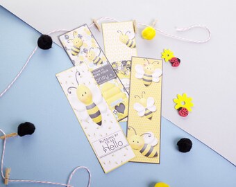 Bumble Bee Bookmark With Printable Template