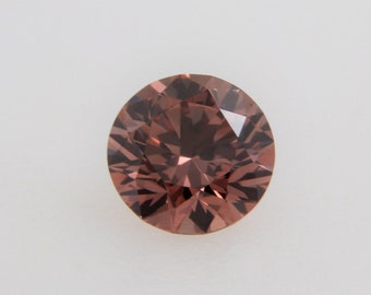 Diamant PINK ARGYLE 0,26 ct, couleur PC3, pureté VVS1, certificat Argyle + GIA, Diamants naturels très rares, Couleur riche, Taille brillant