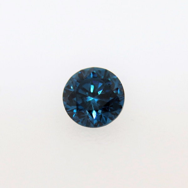 BLUE DIAMOND 0.01 CT, Top Vivid Blue color, True Vs2-Si1 clarity, 100% Eye clean, Color Treated